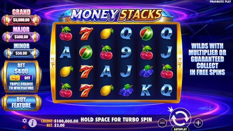 1. Money Stacks slot.