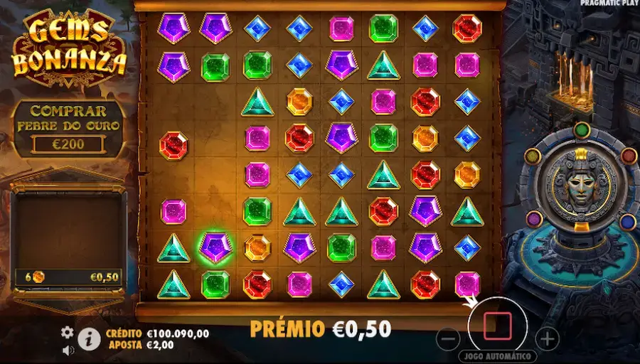 3. Extra de Queda da Gems Bonanza slot.