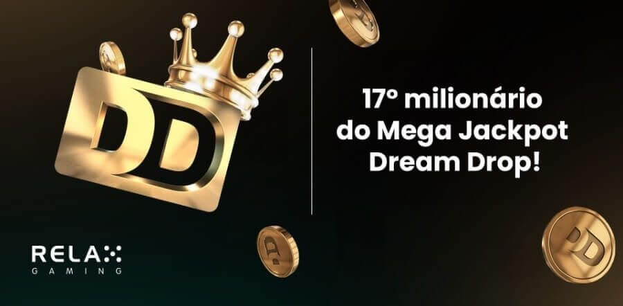 Mega Jackpot Dream Drop décimo sétimo milionário.