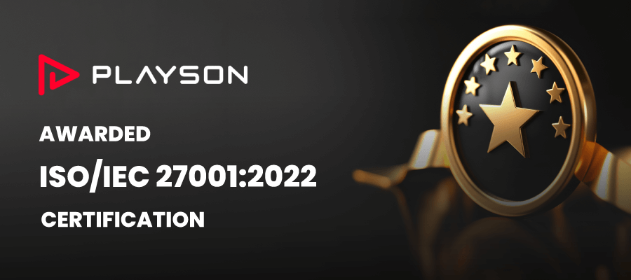 1. Playson recebe certificação ISO/IEC 27001:2022.